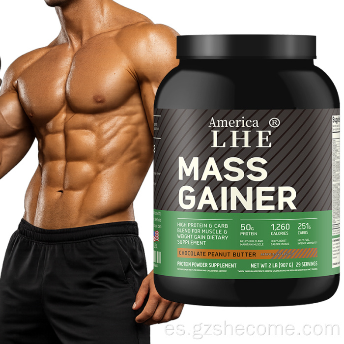 Shecome Mass Gainer Powder Recuperación muscular Soporte de peso